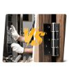 Door Hinge Shims 14-piece 4in Coated PVC by mgmooa 0.05in Thickness-5