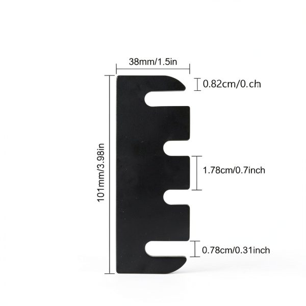 Door Hinge Shims 14-piece 4in Coated PVC by mgmooa 0.05in Thickness-1