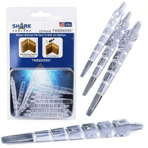 Invisible Leveling Shims by Tweekers Clear Stackable 12 Pack-0