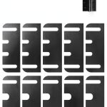 Door Hinge Shims 14-piece 4in Coated PVC by mgmooa 0.05in Thickness-0