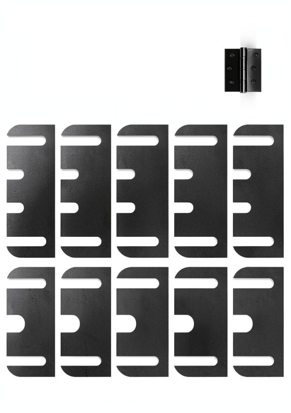 Door Hinge Shims 14-piece 4in Coated PVC by mgmooa 0.05in Thickness-0